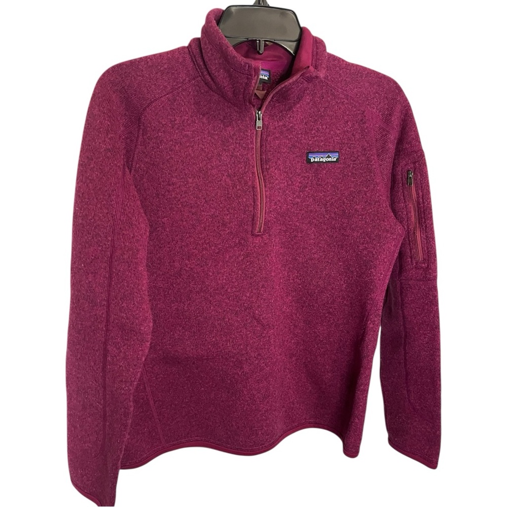 Patagonia Purple Quarter-Zip Better Sweater Pullover